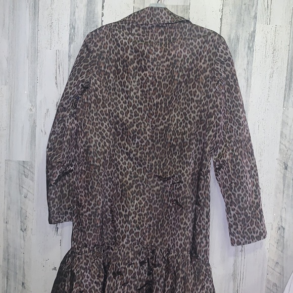 0719 Charles Gray Leopard Jacket - Picture 4 of 7